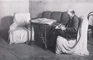В. И. Ленин в смольном 1930. Холст, масло 