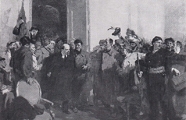 В.И. Ленин. 1957. Холст, масло
