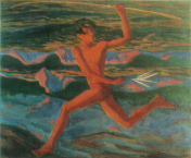 Вечерний ветер - Е.Корж 1978. Масло