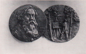 Медаль, А.С. Саврасов 1830-1987 - А.Леонова  Аверс, реверс 1977, Бронза