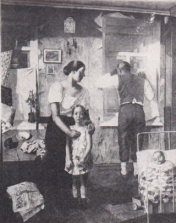 Тревога .1919 год - К.Петров-Водкин  1934. Масло