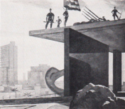 Куба на чеку - П.Оссовский 1968.Масло